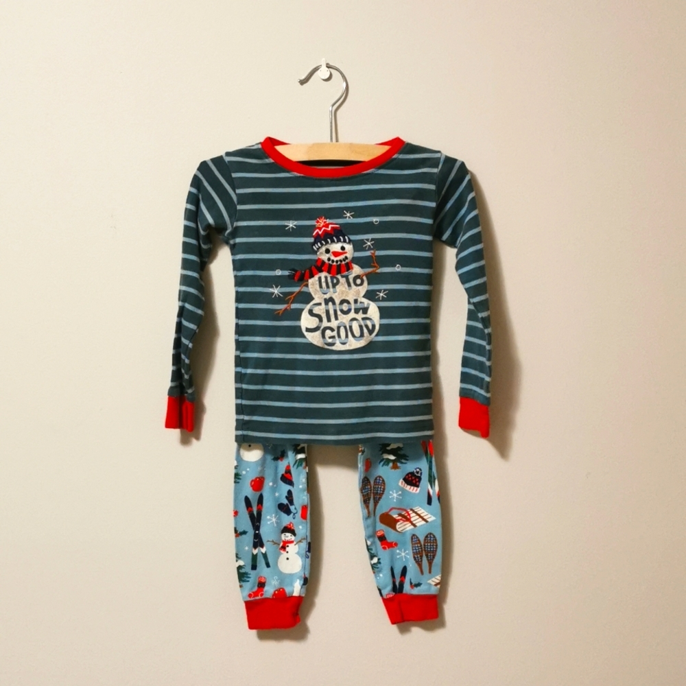 Little Blue House Xmas PJ Set 3T